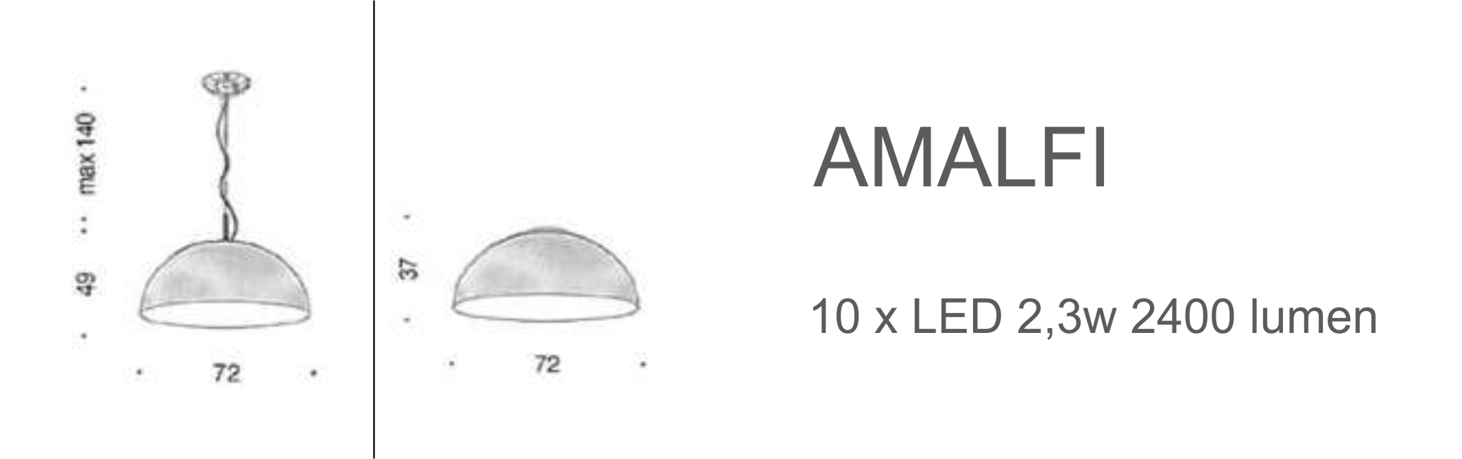 Amalfi - D72 (LED)