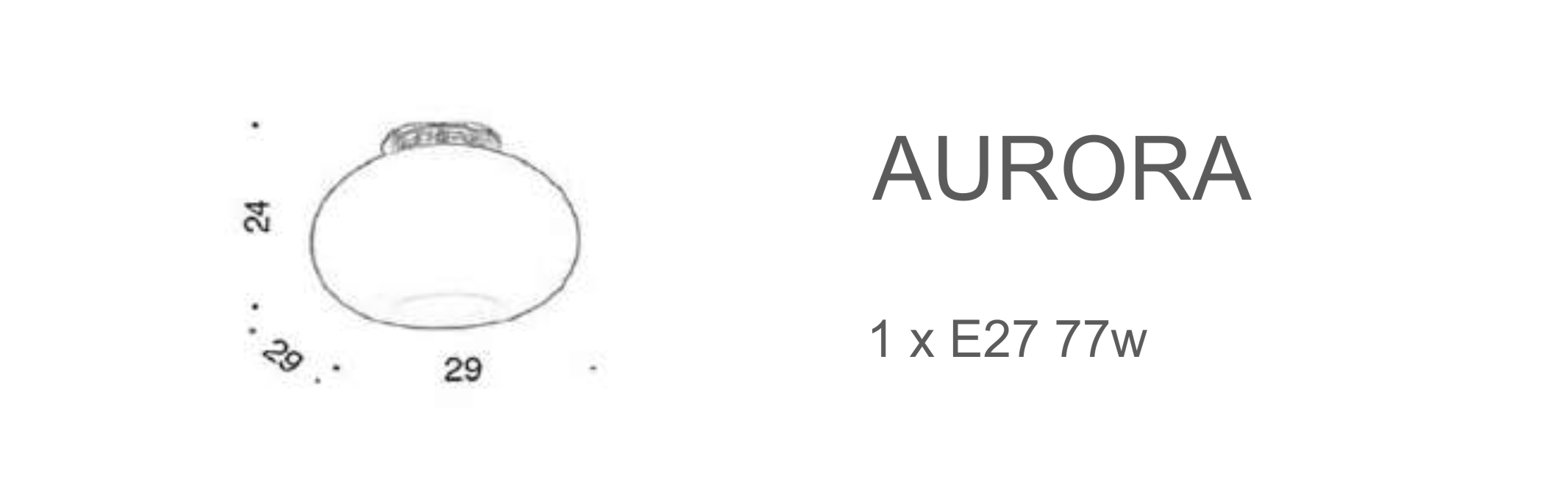 Aurora - D 29 (потолочный)